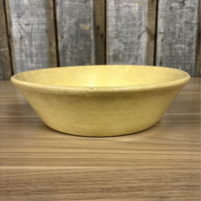Large Antique Yellowware Earthenware Pantry Bowl