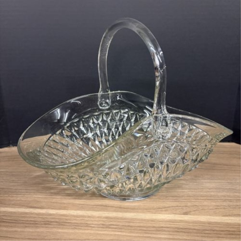 A Collection of Decorative Pressed Glass and Iridescent Crystal Tableware
