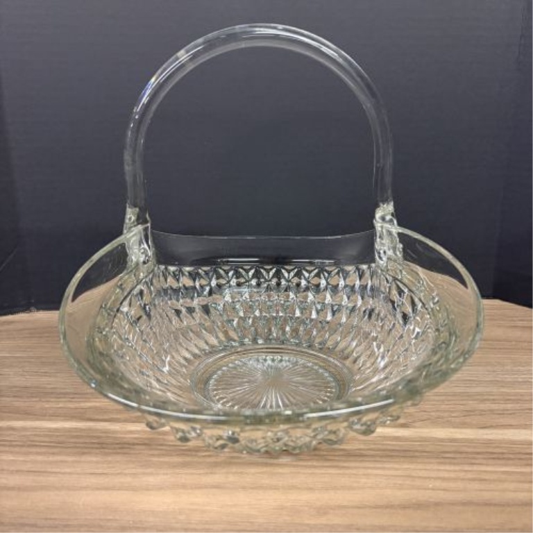 A Collection of Decorative Pressed Glass and Iridescent Crystal Tableware