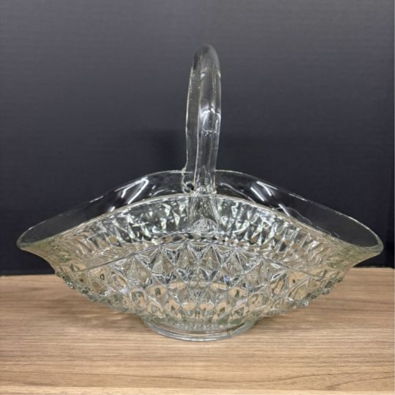 A Collection of Decorative Pressed Glass and Iridescent Crystal Tableware