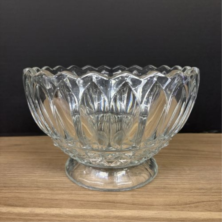 A Collection of Decorative Pressed Glass and Iridescent Crystal Tableware