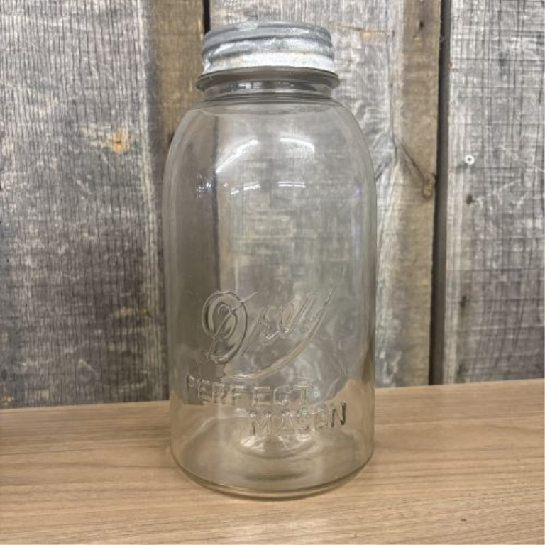 An Assortment of Vintage Ball and Drey Perfect Mason Glass Canning Jars