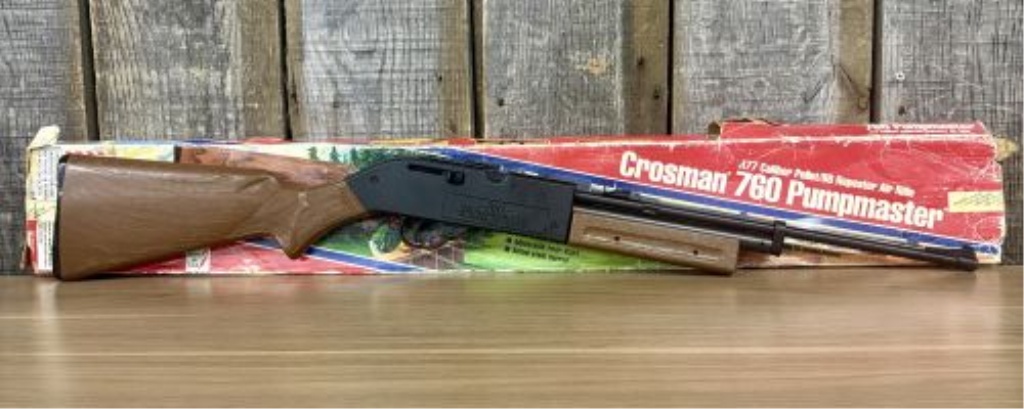 Crosman 760 Pumpmaster Multi-Pump Pneumatic Air Rifle .177 Caliber with 16.75 Inch Barrel