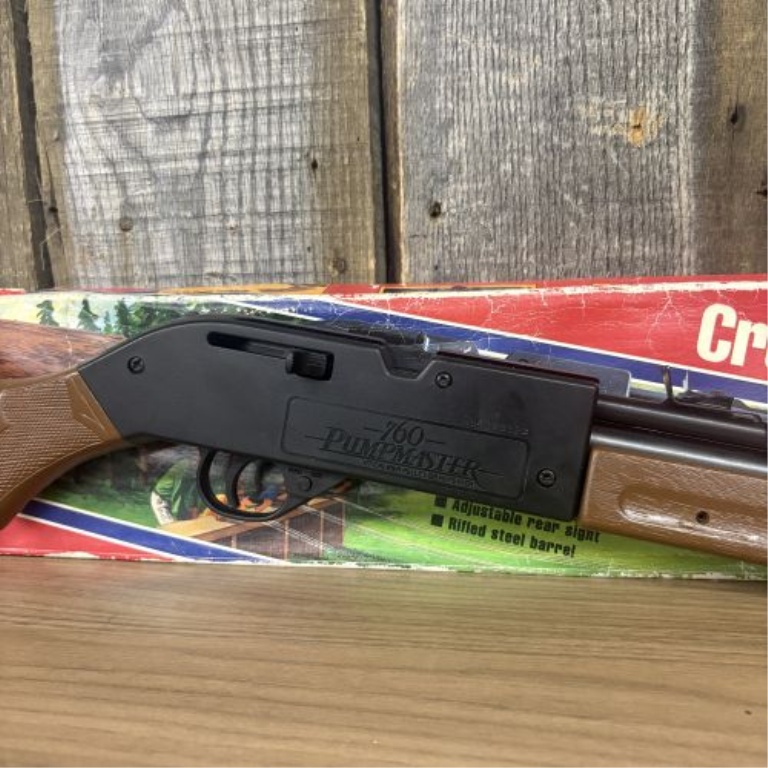 Crosman 760 Pumpmaster Multi-Pump Pneumatic Air Rifle .177 Caliber with 16.75 Inch Barrel