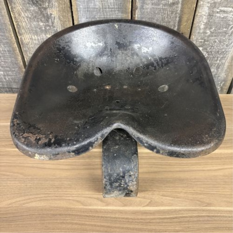 Vintage Agricultural Implement Flip Seat Attributed to Ford 8N
