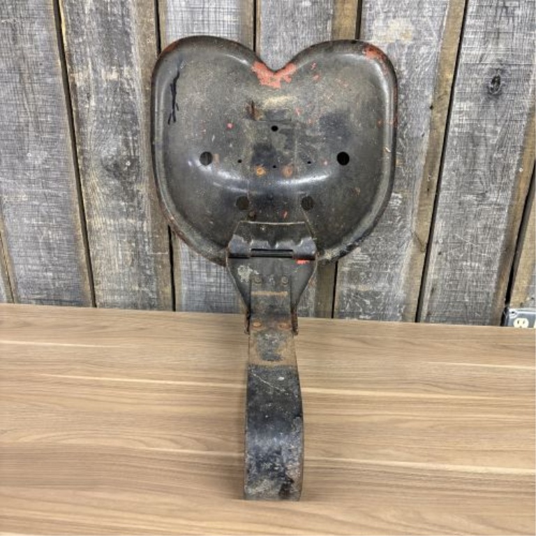 Vintage Agricultural Implement Flip Seat Attributed to Ford 8N