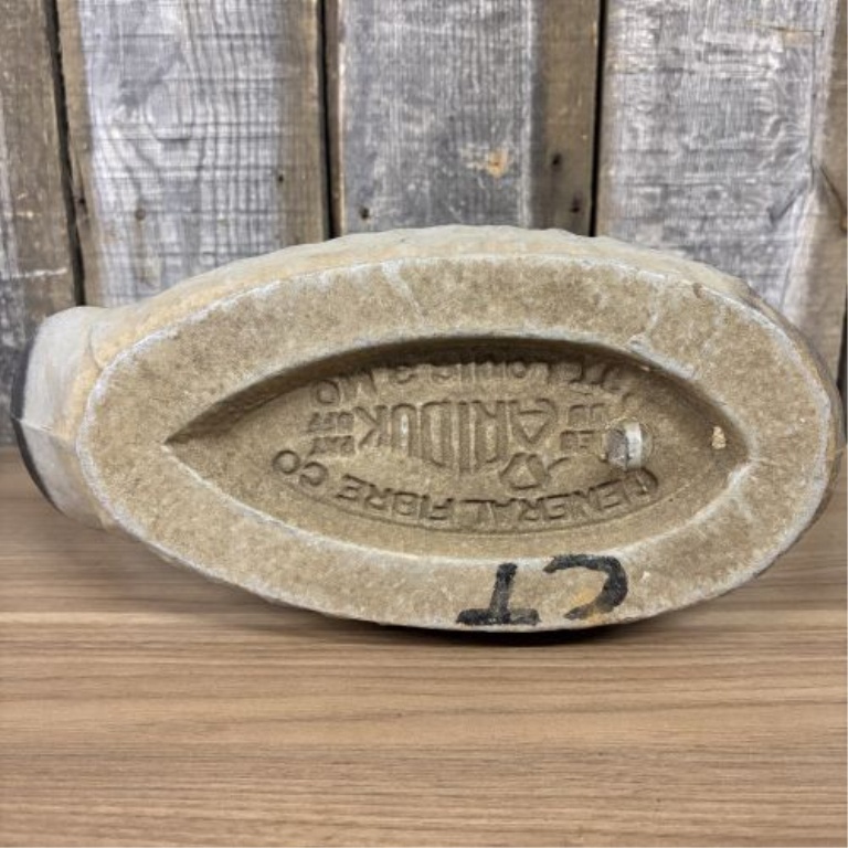 A Pair of Ariduk Mallard Drake Duck Decoys by General Fibre Co.