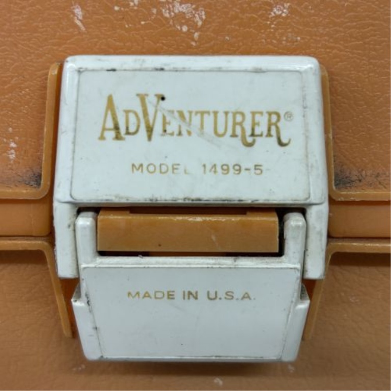 Adventurer Model 1499-5 Three-Tray Cantilever Tackle Box with Contents