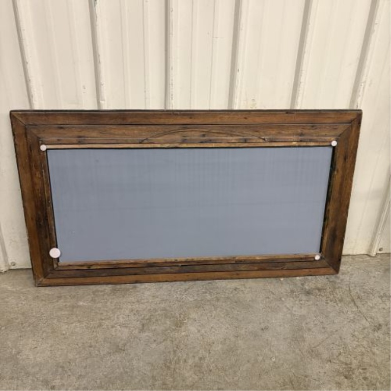 Late 19th Century Victorian Gilt and Stained Wood Wall Mirror