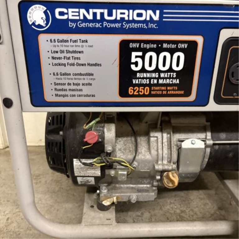 Centurion by Generac 5000 Watt Portable Generator