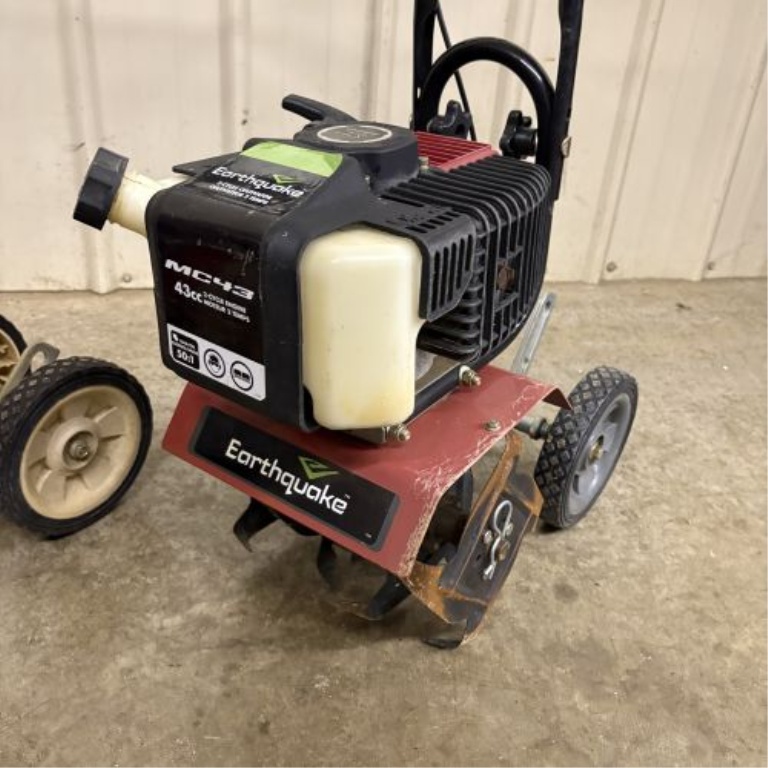 A Pair of Earthquake MC43 Viper 43cc 2-Cycle Gas Mini Cultivators