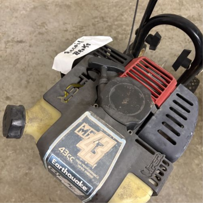 A Pair of Earthquake MC43 Viper 43cc 2-Cycle Gas Mini Cultivators