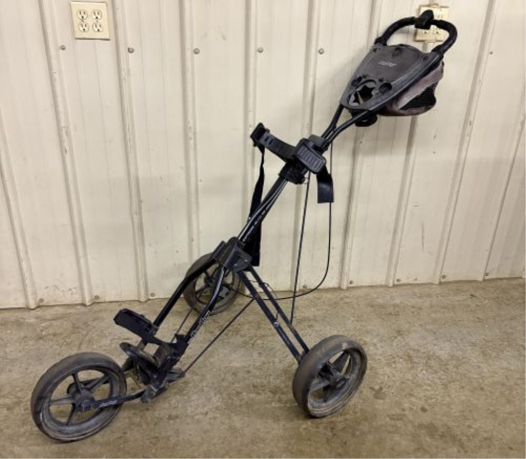Bag Boy Express Auto SE 3-Wheel Golf Push Cart