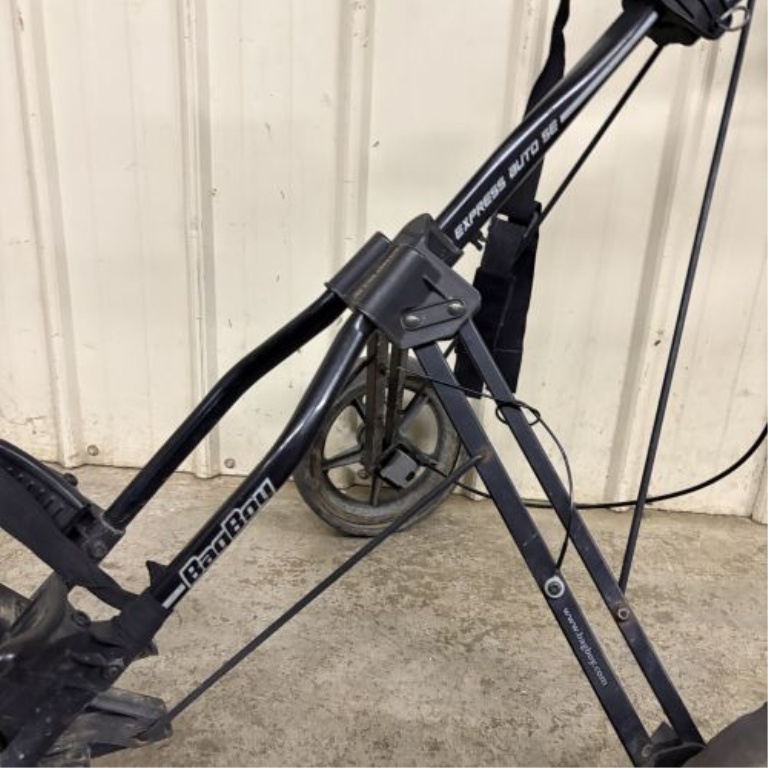 Bag Boy Express Auto SE 3-Wheel Golf Push Cart