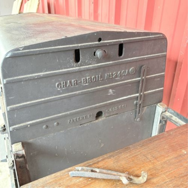 Vintage Char-Broil No. 240A Heavy-Duty Charcoal Grill and Smoker