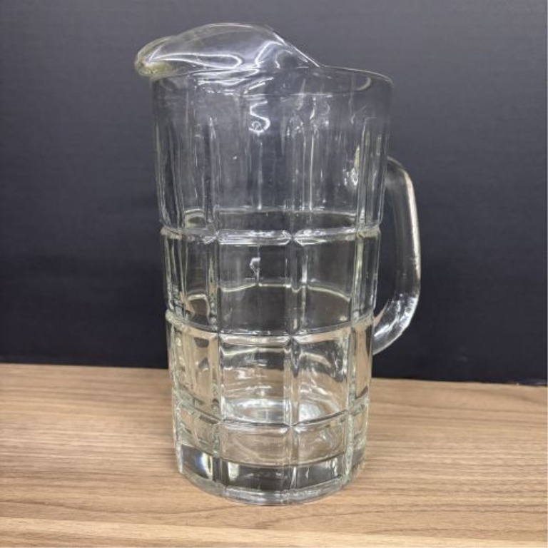 A Trio of Vintage American Pressed Glass Water Pitchers