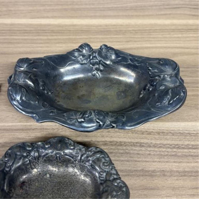 A Collection of Sterling Silver and Silver-Plated Decorative Tableware