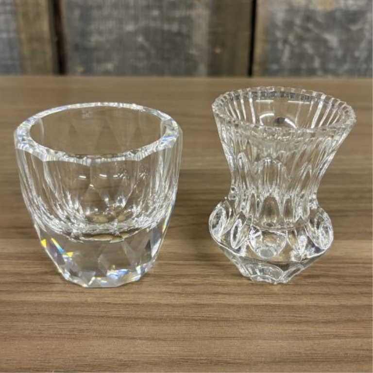 An Assortment of Decorative Crystal and Art Glass including Swarovski and Sterling Mounted Items