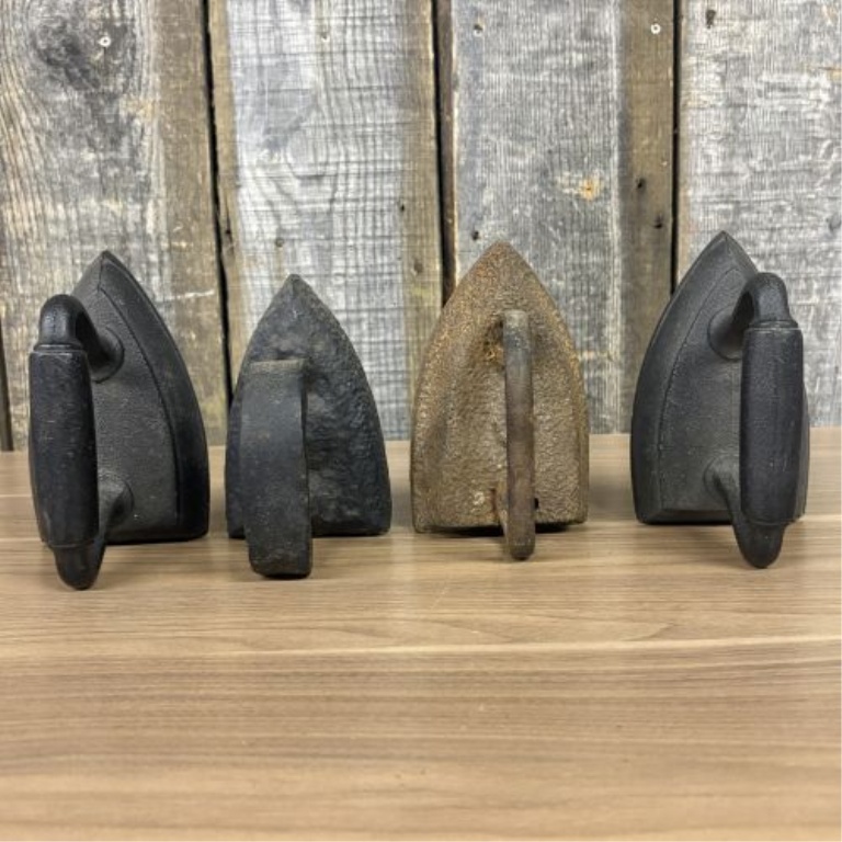 A Set of Antique Cast Iron Sad Irons