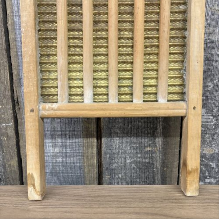 National Washboard Co. No. 801 National The Brass King Vintage Washboard