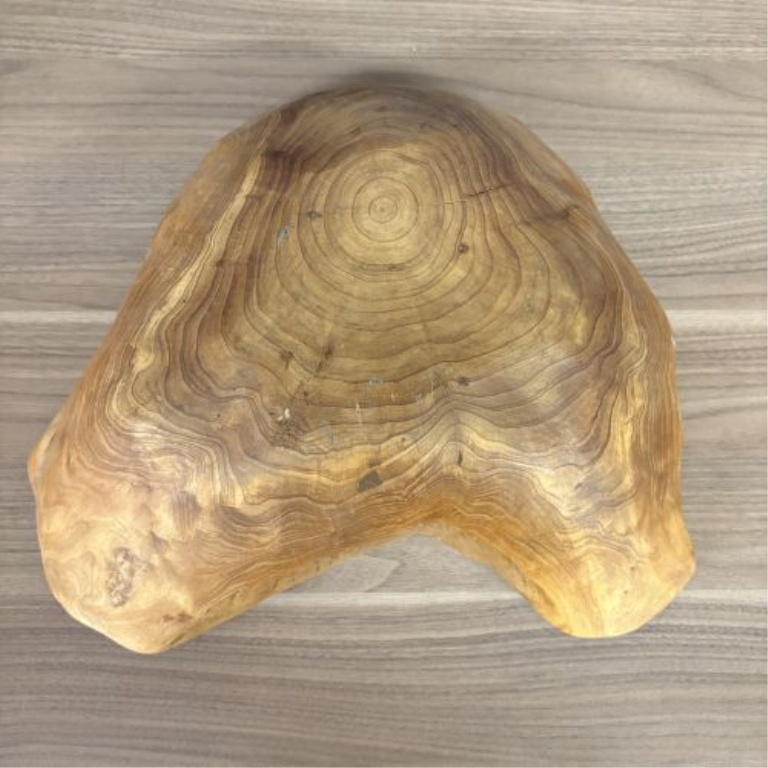 Large Hand-Carved Natural Wood Root Bowl