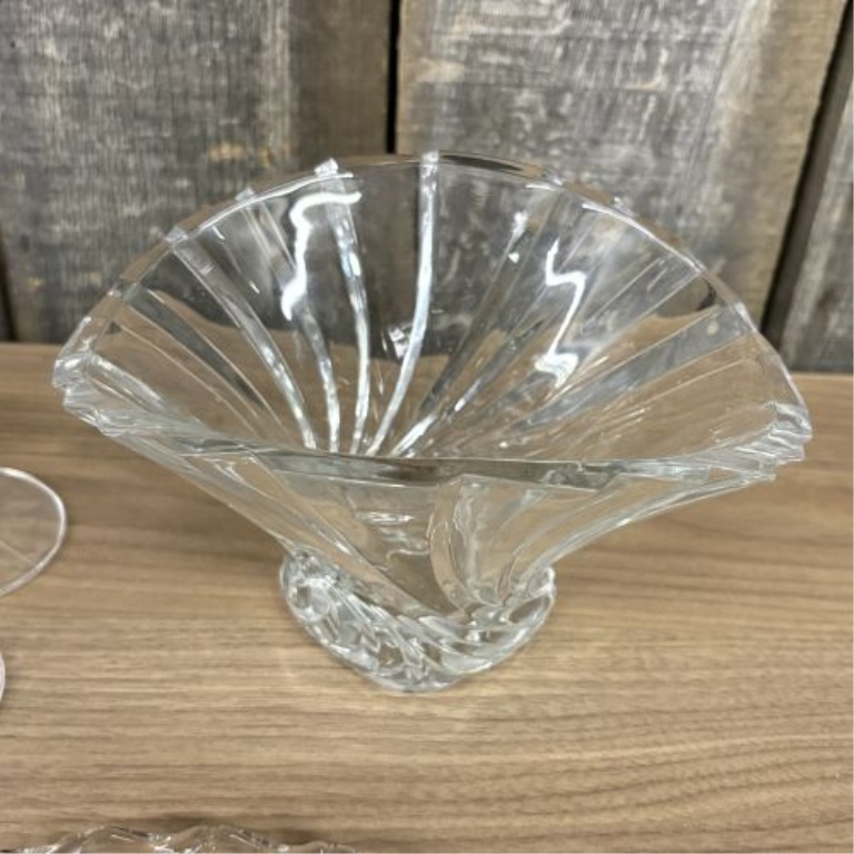 A Nine-Piece Collection of West German Lead Crystal and Cut Glass Tableware