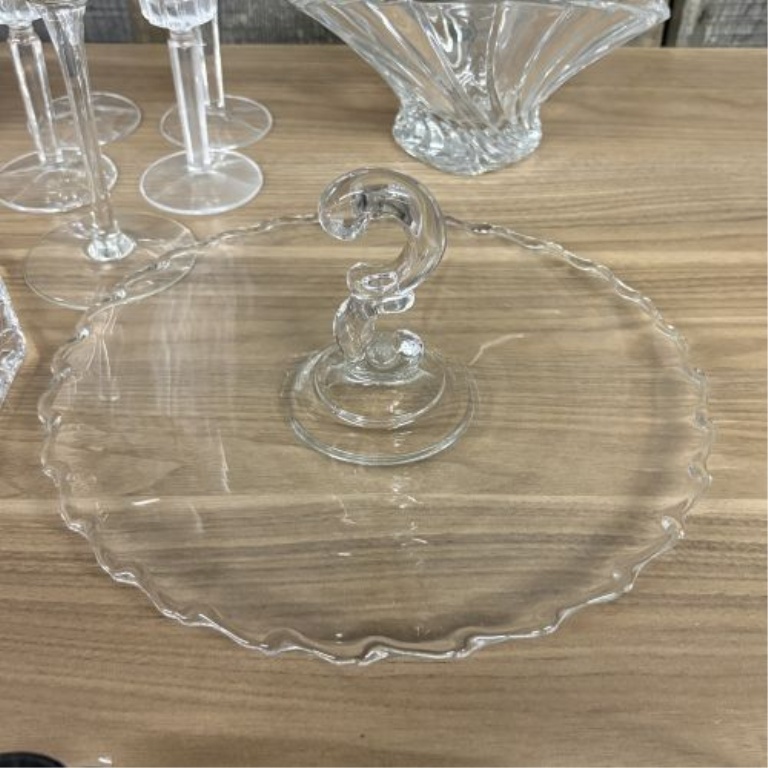 A Nine-Piece Collection of West German Lead Crystal and Cut Glass Tableware