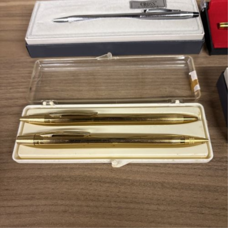 A Collection of Vintage Cross and Pentel Writing Instruments