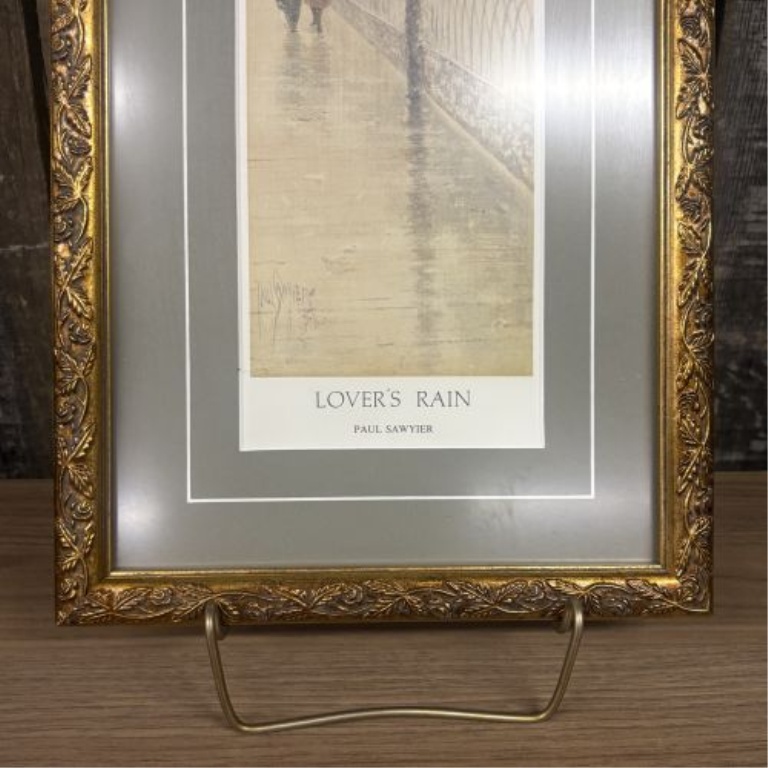 Paul Sawyier, Lover’s Rain, Limited Edition Framed Print