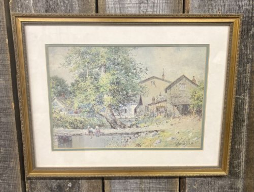 Paul Sawyier, Summer at Peak's Mill, Framed Print