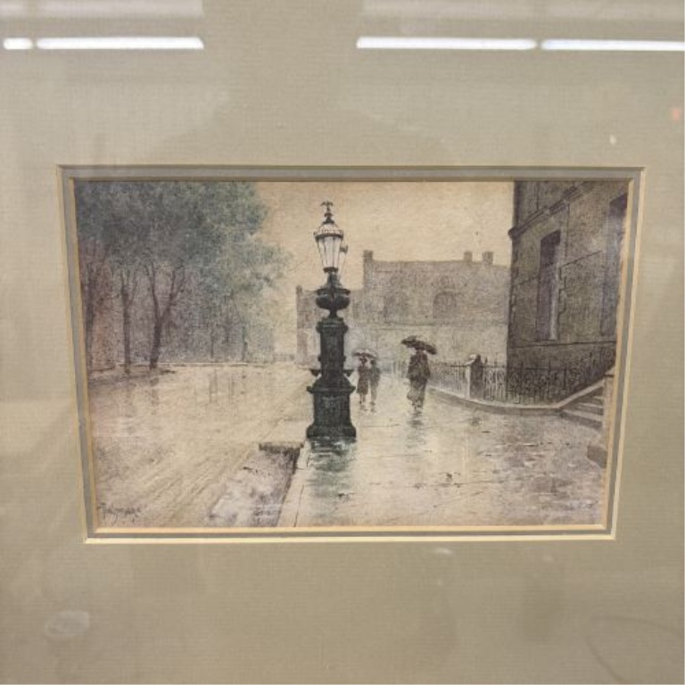 Paul Sawyier, The Fountain, Limited Edition Collector Print