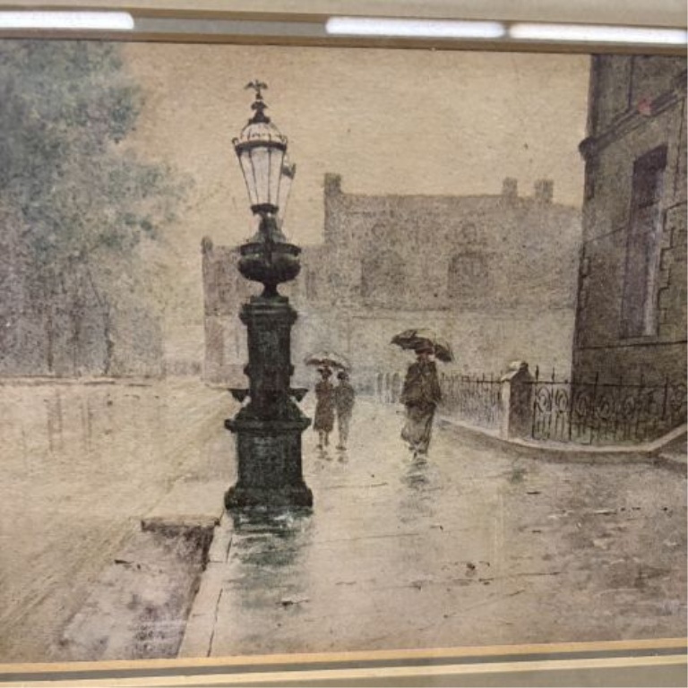Paul Sawyier, The Fountain, Limited Edition Collector Print