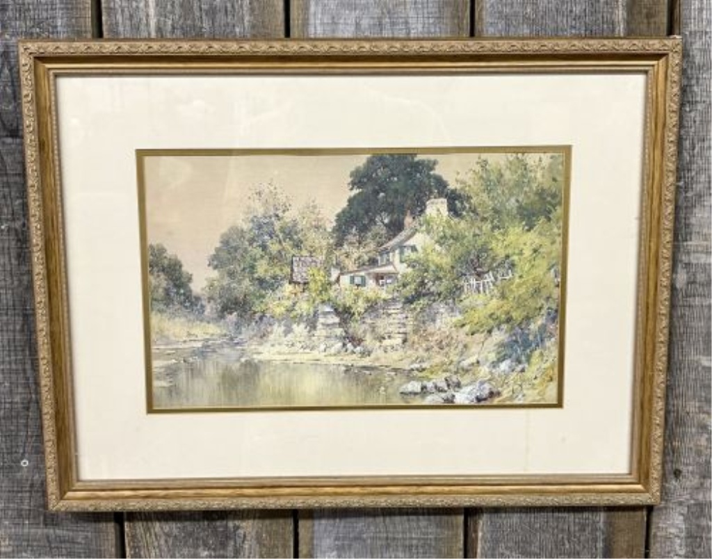 Paul Sawyier (American, 1865-1917), Dr. Suter's House, Limited Edition Lithograph
