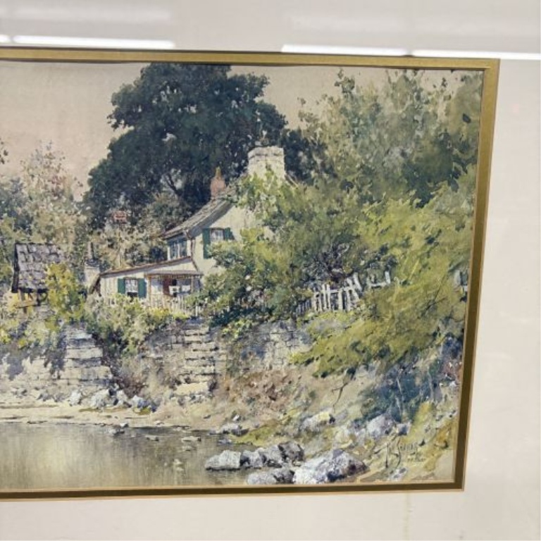 Paul Sawyier (American, 1865-1917), Dr. Suter's House, Limited Edition Lithograph