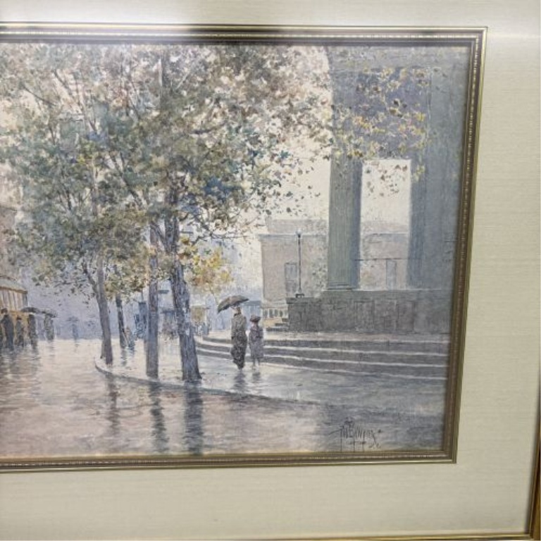 Paul Sawyier (1865-1917), Main Street Trolley, Limited Edition Print