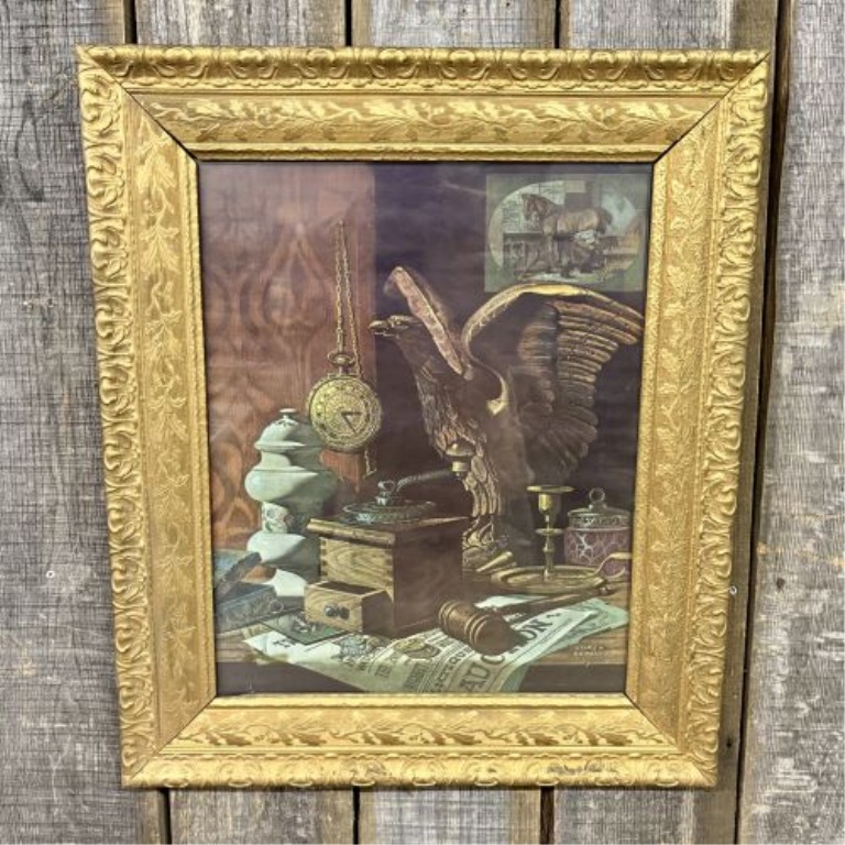 Luke Doheny, Vintage Offset Lithograph, Not So Long Ago