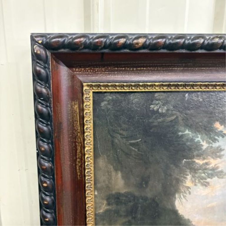 Large Framed Decorative Print After Jean-Baptiste Oudry, Indian Blackbuck