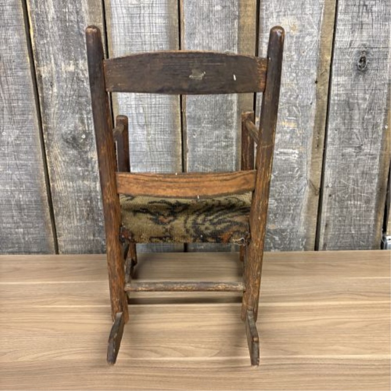 American Primitive Child's Ladder Back Rocking Chair
