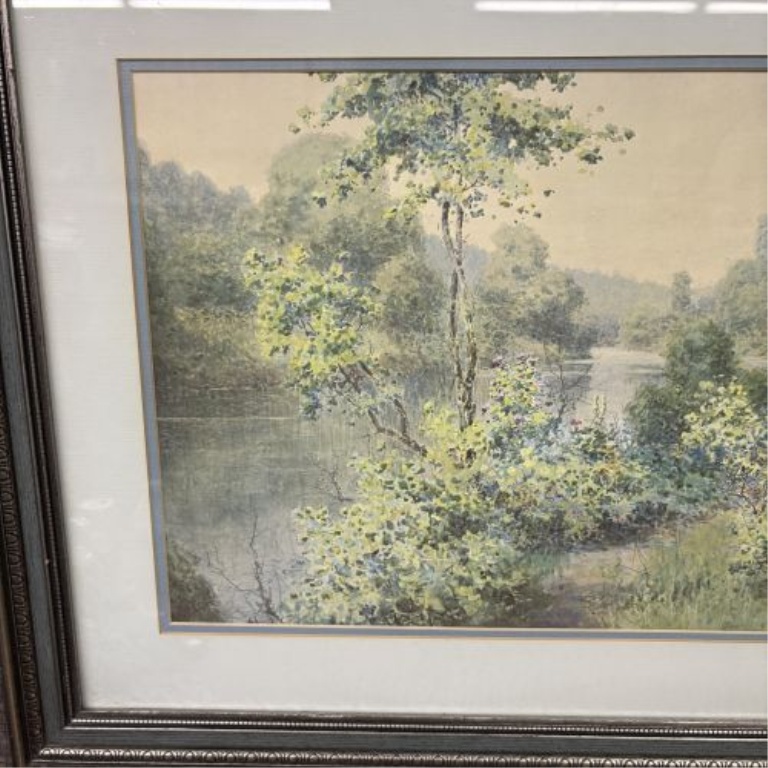 Paul Sawyier, River Pathway, Limited Edition Lithographic Reproduction