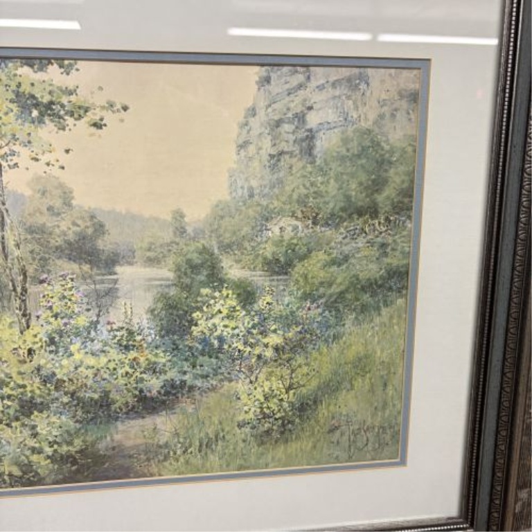 Paul Sawyier, River Pathway, Limited Edition Lithographic Reproduction