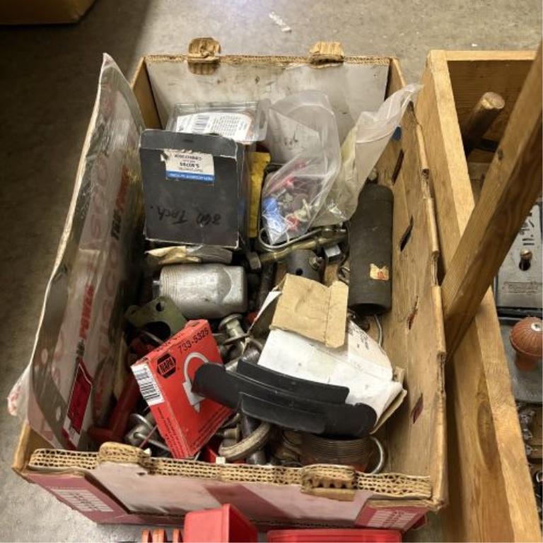 An Assortment of Vintage Hand Tools, Automotive Parts, and Electronic Equipment