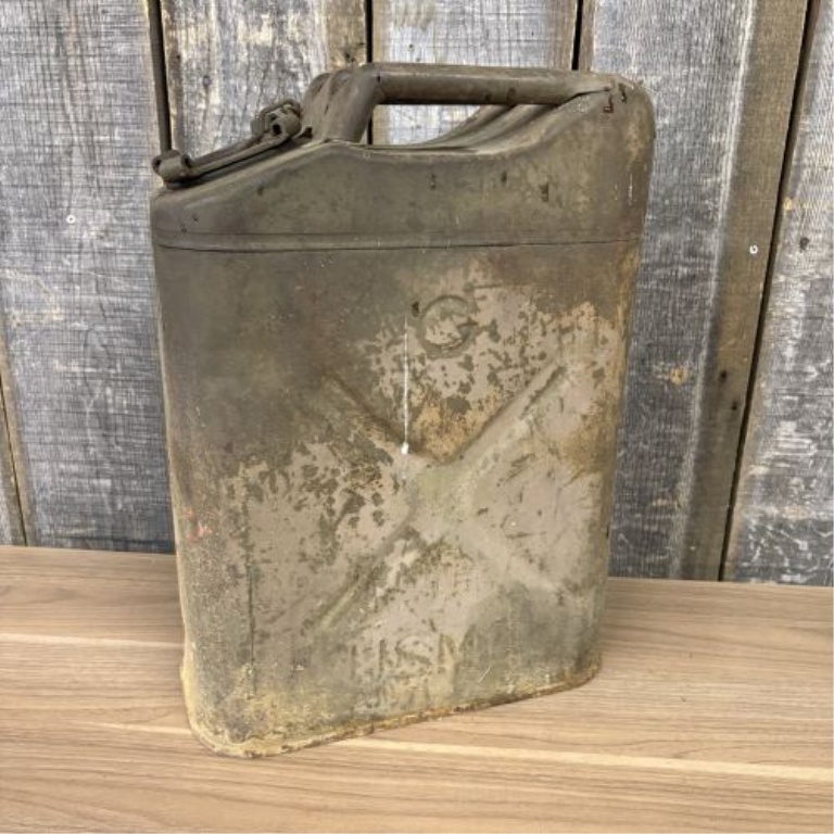 WWII-Era United States Marine Corps 5-Gallon Gasoline Jerry Can