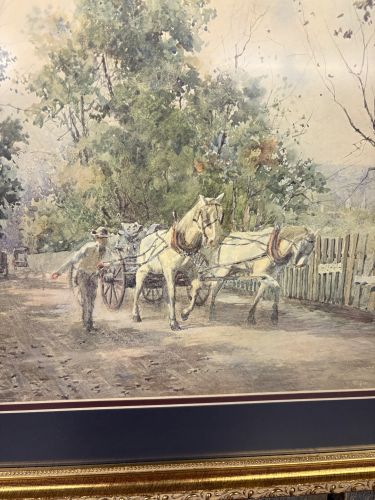 Paul Sawyier, From the Quarry, Limited Edition Offset Lithograph