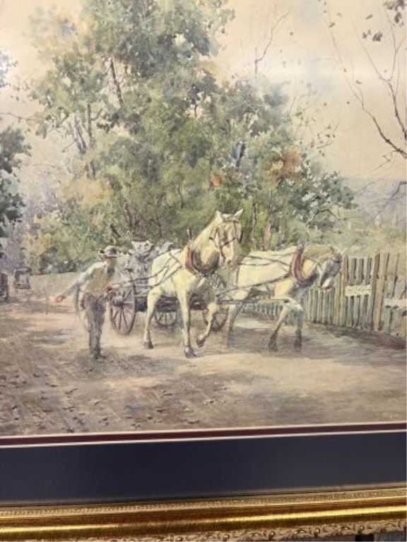 Paul Sawyier, From the Quarry, Limited Edition Offset Lithograph