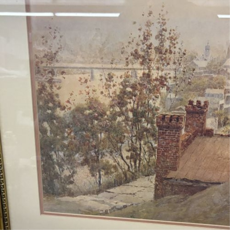 Paul Sawyier, Kentucky Arsenal, Watercolor and Gouache on Paper