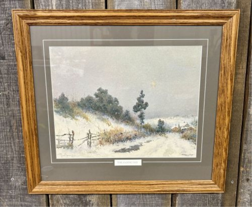 Paul Sawyier, The Fading Day, Limited Edition Publisher's Proof Print