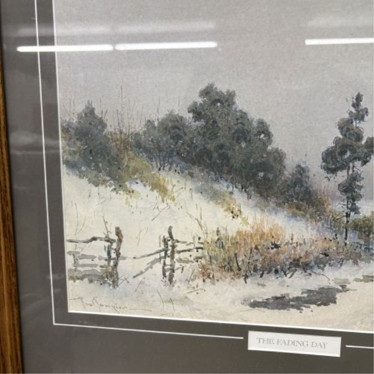 Paul Sawyier, The Fading Day, Limited Edition Publisher's Proof Print