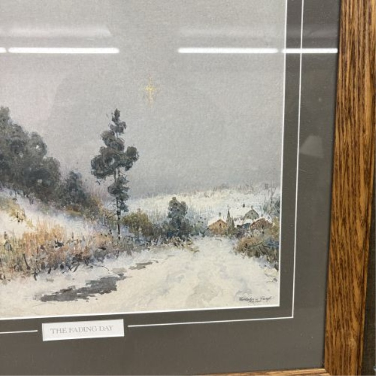 Paul Sawyier, The Fading Day, Limited Edition Publisher's Proof Print