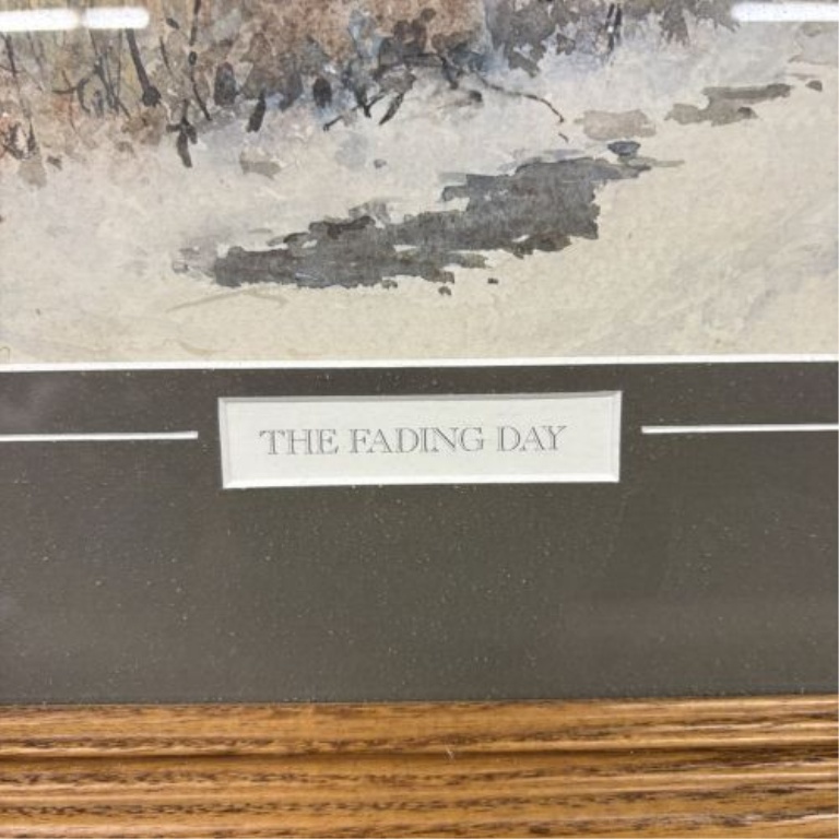 Paul Sawyier, The Fading Day, Limited Edition Publisher's Proof Print