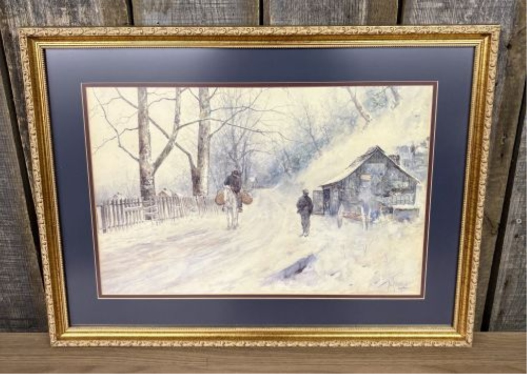 Paul Sawyier, The Blacksmith Shop, Limited Edition Print